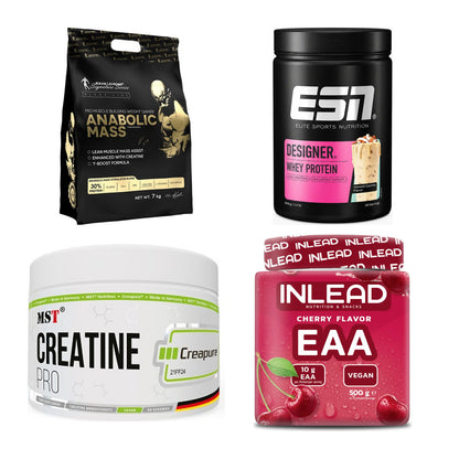 Masseaufbau für Fortgeschrittene: Kevin Levrone Anabolic + 3 weitere – alle enthaltenen Artikel