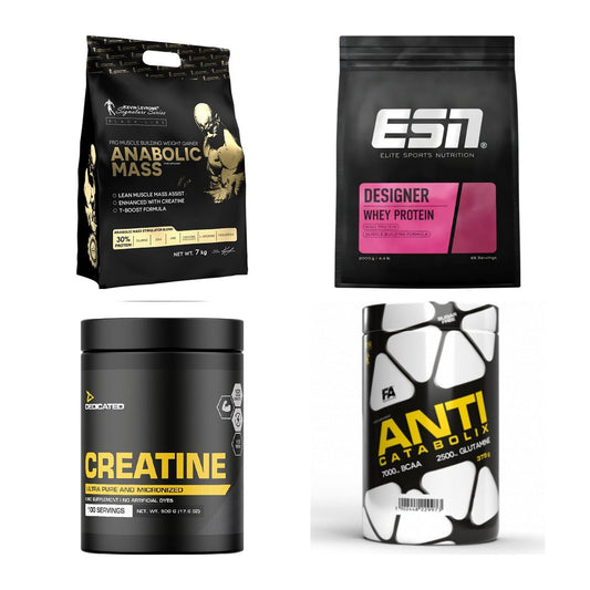 Masseaufbau für Fortgeschrittene: Kevin Levrone Anabolic + 3 weitere – alle enthaltenen Artikel
