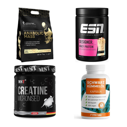 Masseaufbau für Fortgeschrittene: Kevin Levrone Anabolic + 3 weitere – alle enthaltenen Artikel