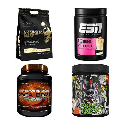 Masseaufbau für Fortgeschrittene: Kevin Levrone Anabolic + 3 weitere – alle enthaltenen Artikel