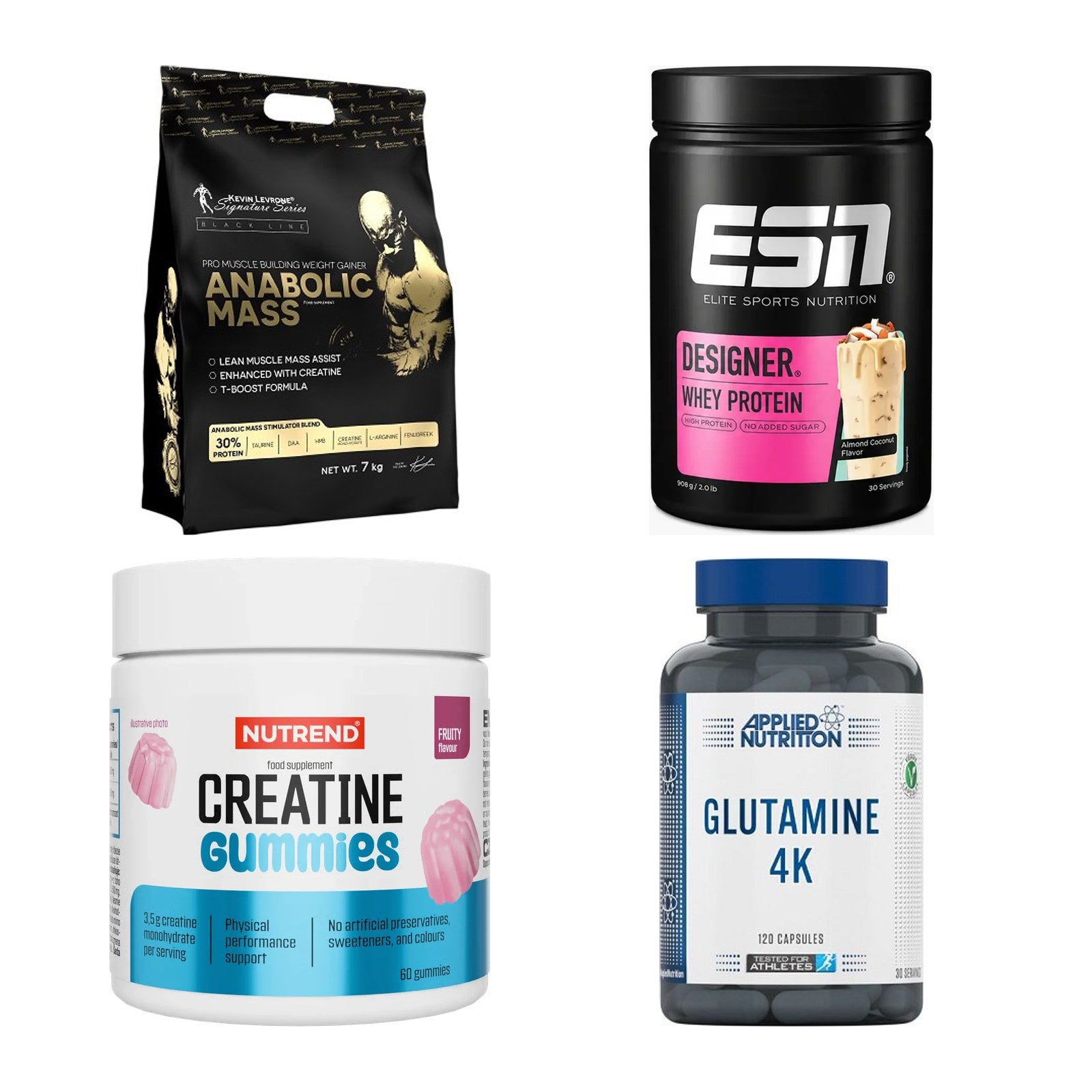 Masseaufbau für Fortgeschrittene: Kevin Levrone Anabolic + 3 weitere – alle enthaltenen Artikel