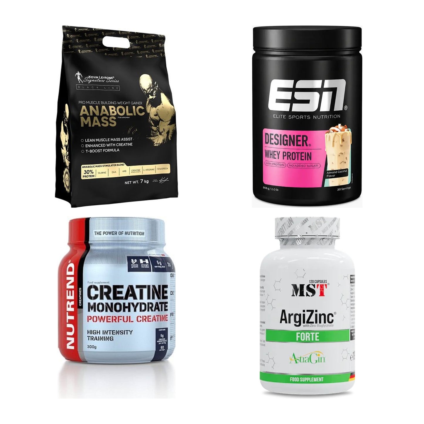 Masseaufbau für Fortgeschrittene: Kevin Levrone Anabolic + 3 weitere – alle enthaltenen Artikel
