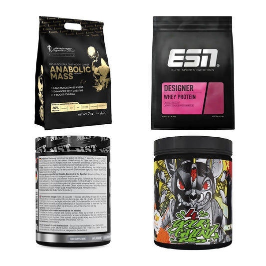Masseaufbau für Fortgeschrittene: Kevin Levrone Anabolic + 3 weitere – alle enthaltenen Artikel