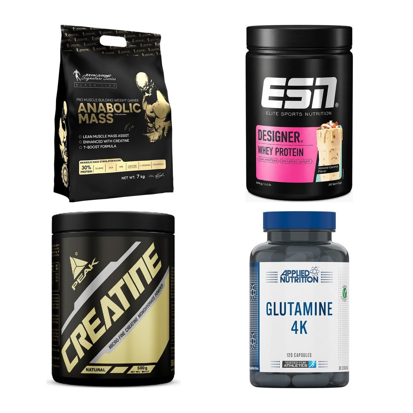 Masseaufbau für Fortgeschrittene: Kevin Levrone Anabolic + 3 weitere – alle enthaltenen Artikel