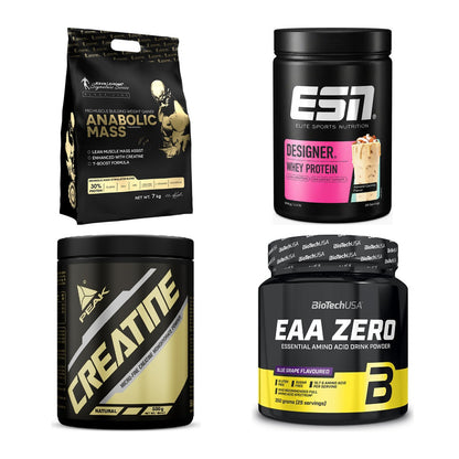 Masseaufbau für Fortgeschrittene: Kevin Levrone Anabolic + 3 weitere – alle enthaltenen Artikel