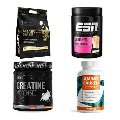 Masseaufbau für Fortgeschrittene: Kevin Levrone Anabolic + 3 weitere – alle enthaltenen Artikel