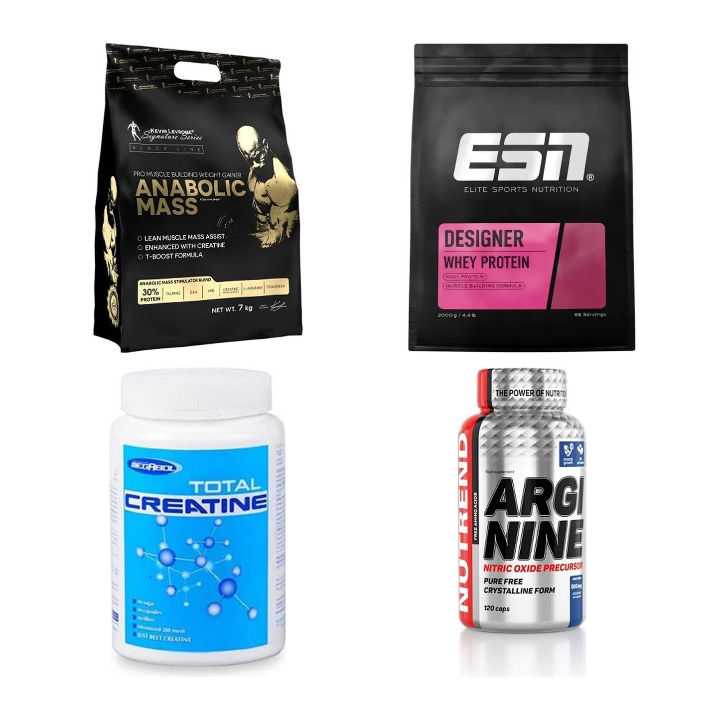 Masseaufbau für Fortgeschrittene: Kevin Levrone Anabolic + 3 weitere – alle enthaltenen Artikel