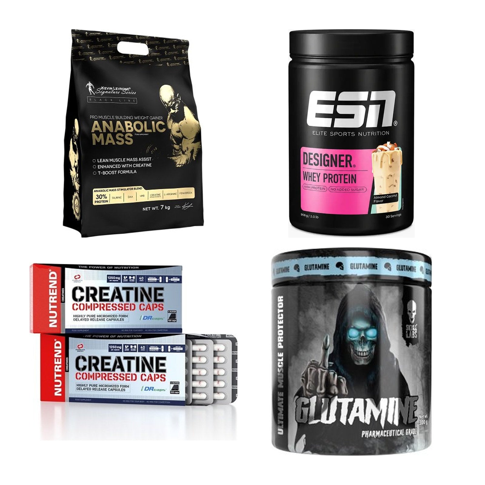 Masseaufbau für Fortgeschrittene: Kevin Levrone Anabolic + 3 weitere – alle enthaltenen Artikel