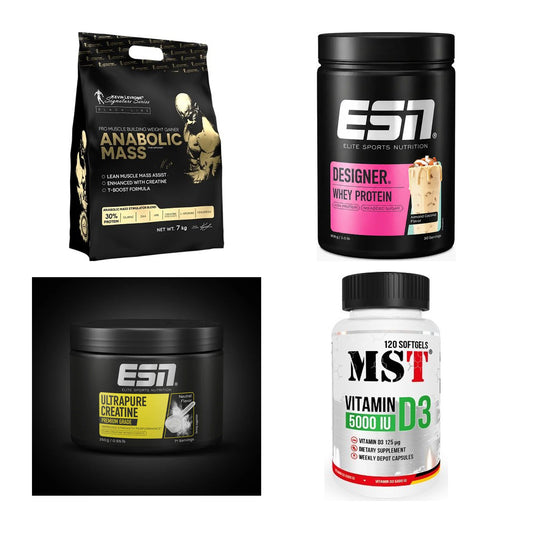 Masseaufbau für Fortgeschrittene: Kevin Levrone Anabolic + 3 weitere – alle enthaltenen Artikel