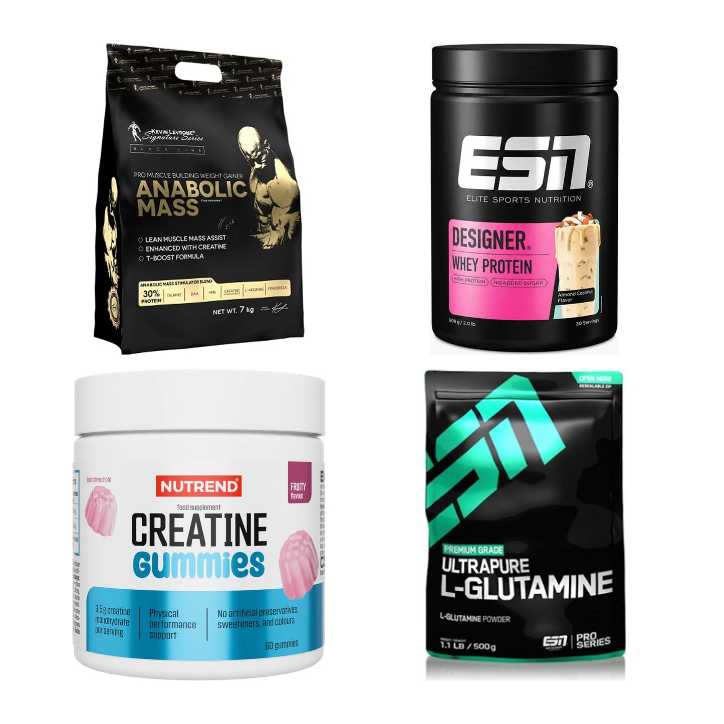 Masseaufbau für Fortgeschrittene: Kevin Levrone Anabolic + 3 weitere – alle enthaltenen Artikel