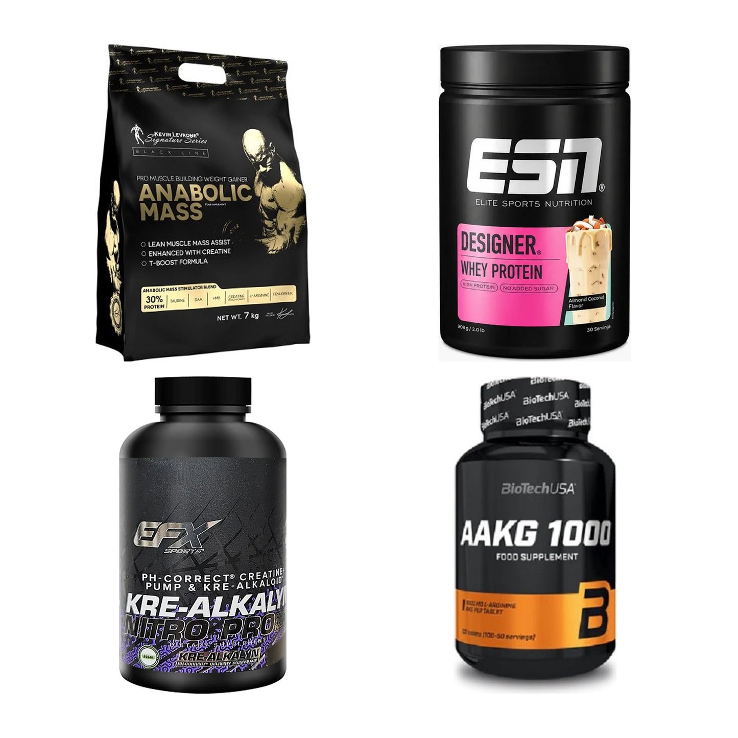 Masseaufbau für Fortgeschrittene: Kevin Levrone Anabolic + 3 weitere – alle enthaltenen Artikel