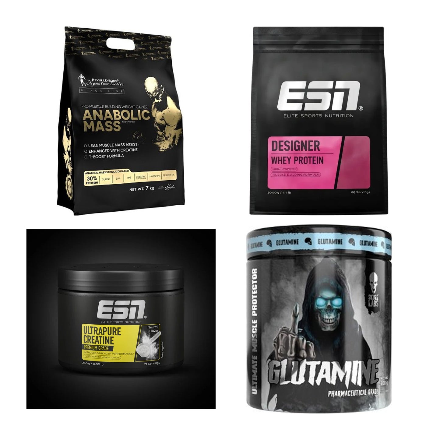 Masseaufbau für Fortgeschrittene: Kevin Levrone Anabolic + 3 weitere – alle enthaltenen Artikel