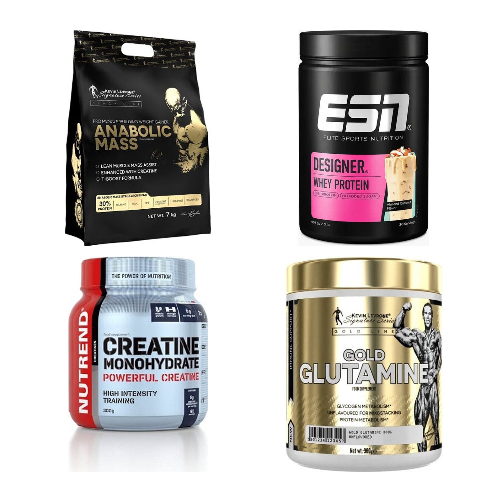 Masseaufbau für Fortgeschrittene: Kevin Levrone Anabolic + 3 weitere – alle enthaltenen Artikel