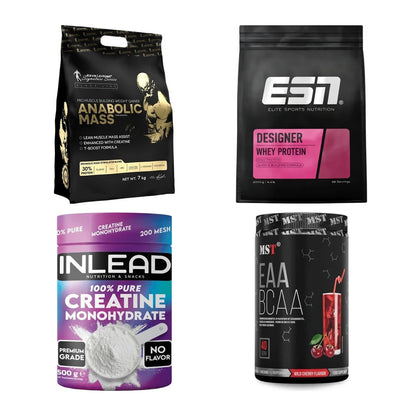 Masseaufbau für Fortgeschrittene: Kevin Levrone Anabolic + 3 weitere – alle enthaltenen Artikel