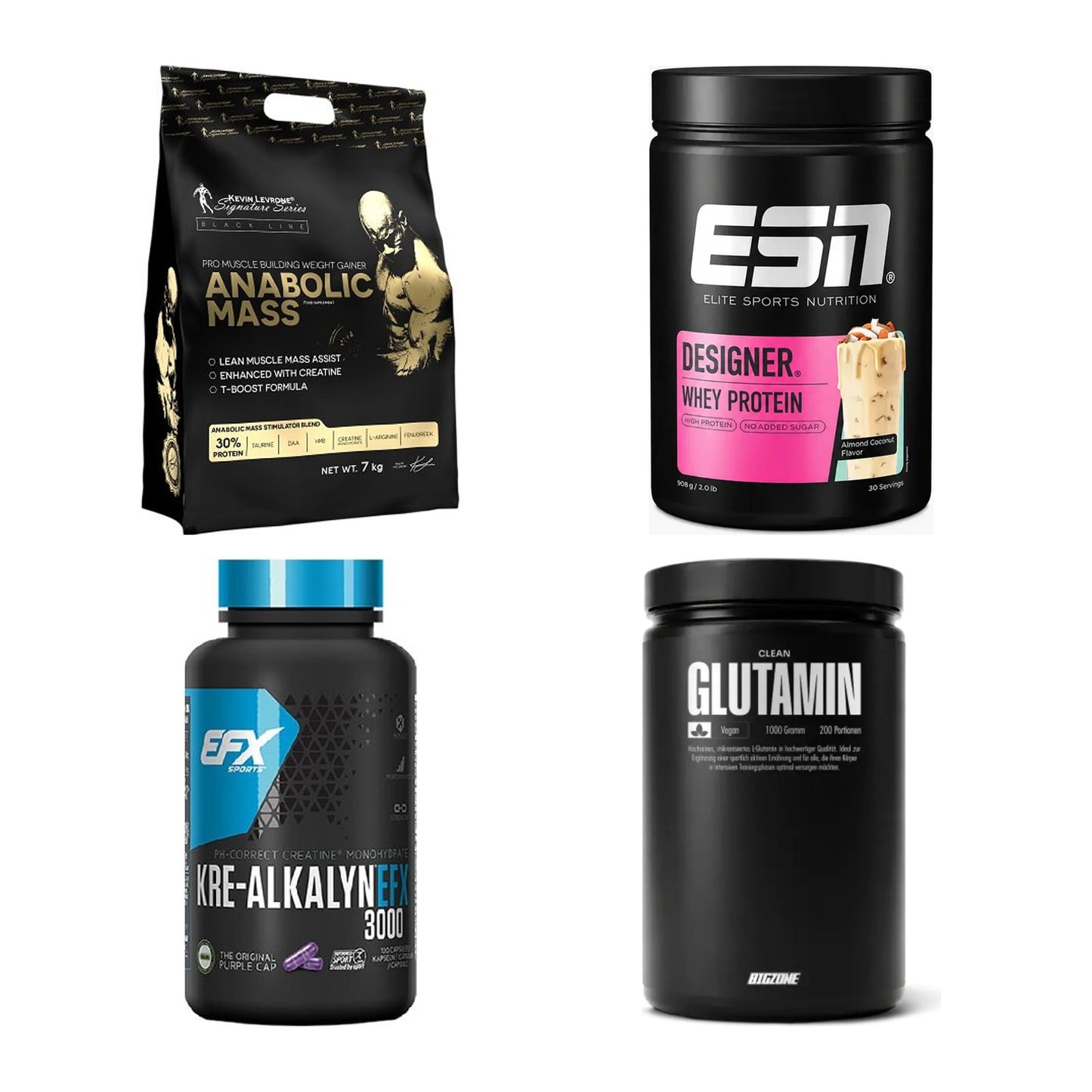 Masseaufbau für Fortgeschrittene: Kevin Levrone Anabolic + 3 weitere – alle enthaltenen Artikel
