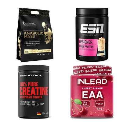 Masseaufbau für Fortgeschrittene: Kevin Levrone Anabolic + 3 weitere – alle enthaltenen Artikel