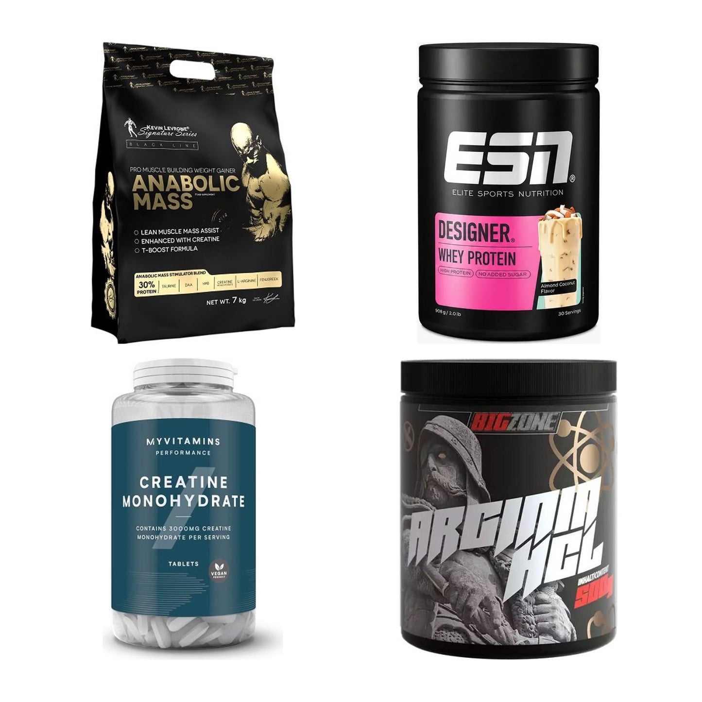 Masseaufbau für Fortgeschrittene: Kevin Levrone Anabolic + 3 weitere – alle enthaltenen Artikel