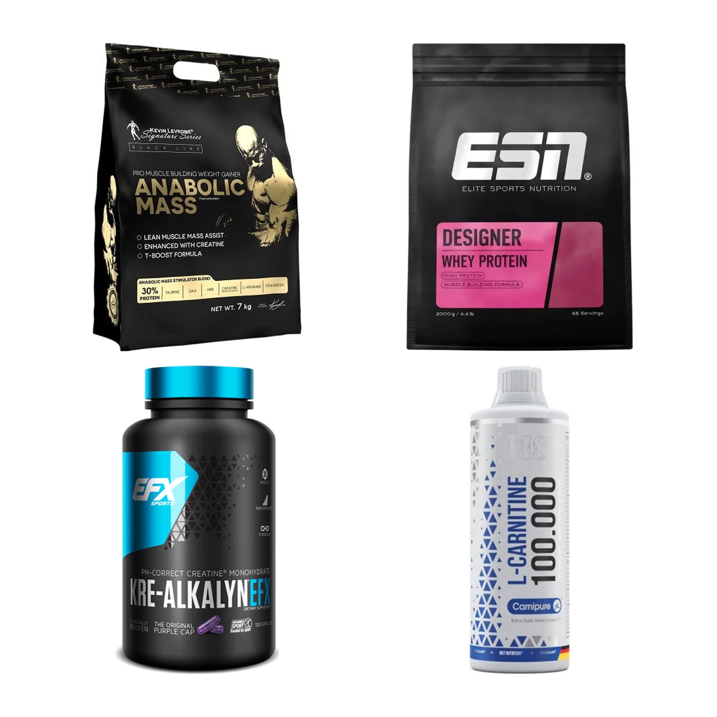 Masseaufbau für Fortgeschrittene: Kevin Levrone Anabolic + 3 weitere – alle enthaltenen Artikel
