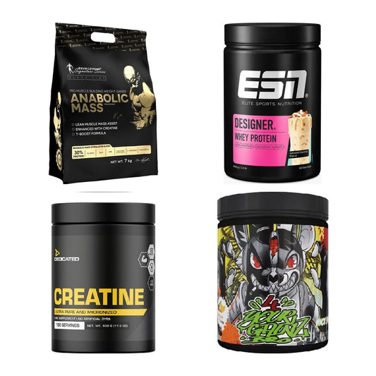 Masseaufbau für Fortgeschrittene: Kevin Levrone Anabolic + 3 weitere – alle enthaltenen Artikel