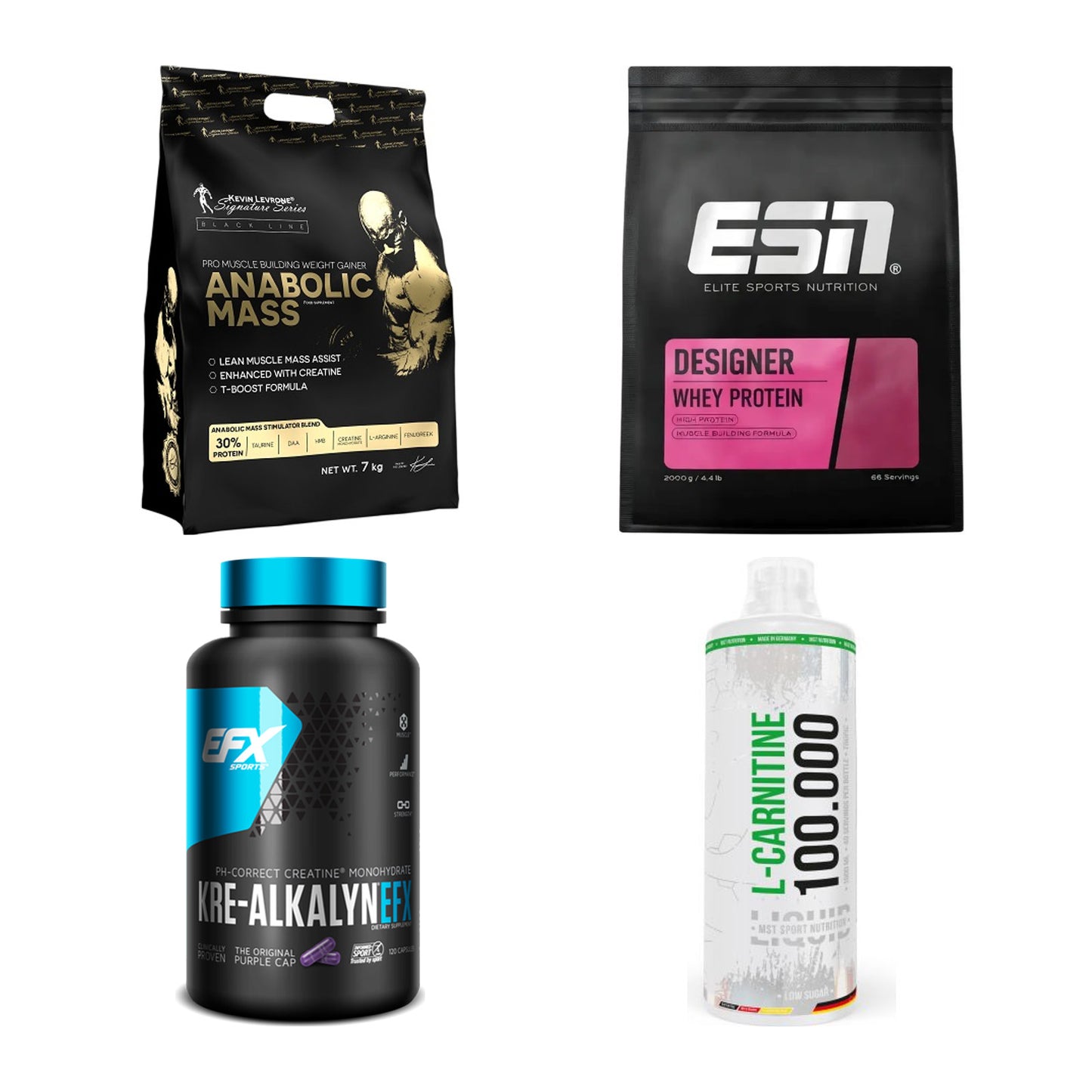 Masseaufbau für Fortgeschrittene: Kevin Levrone Anabolic + 3 weitere – alle enthaltenen Artikel