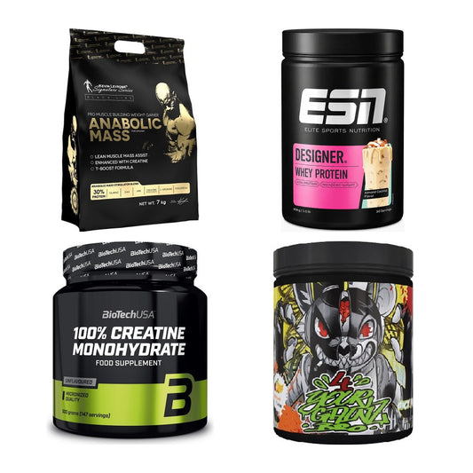 Masseaufbau für Fortgeschrittene: Kevin Levrone Anabolic + 3 weitere – alle enthaltenen Artikel