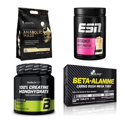 Masseaufbau für Fortgeschrittene: Kevin Levrone Anabolic + 3 weitere – alle enthaltenen Artikel