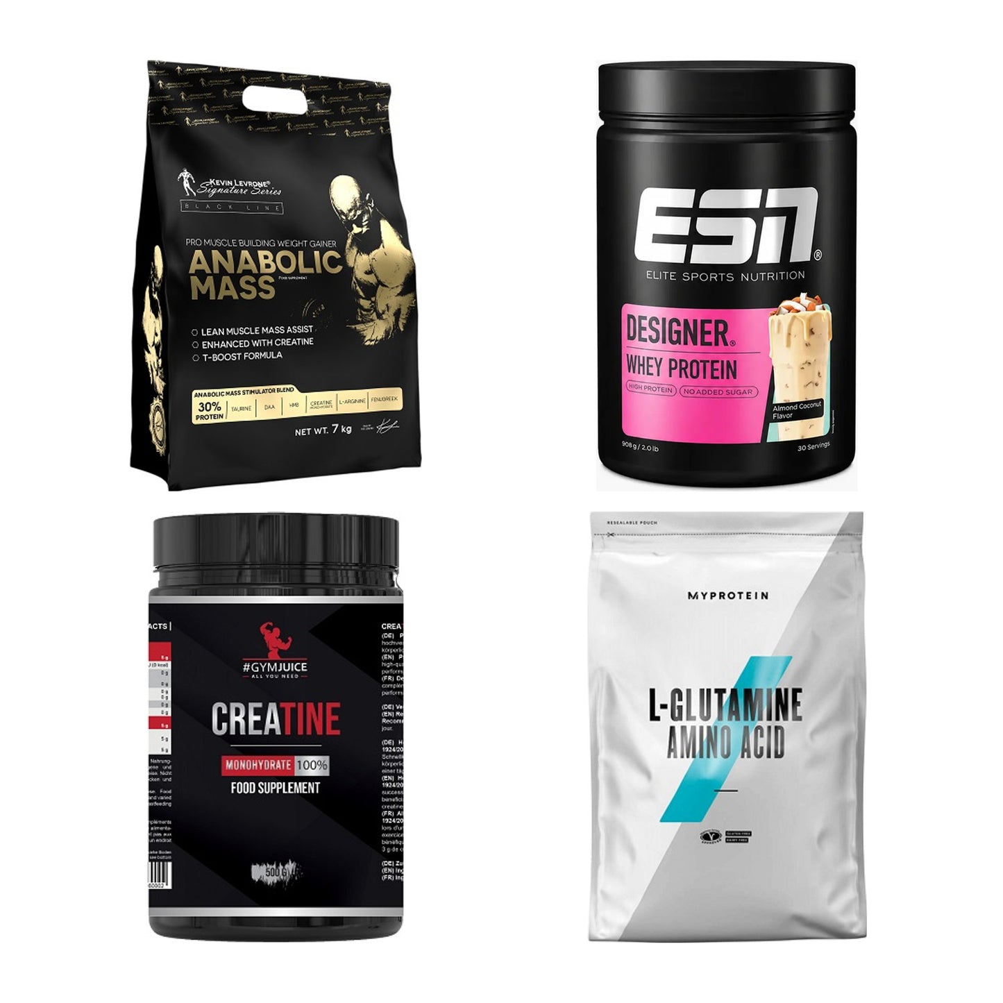 Masseaufbau für Fortgeschrittene: Kevin Levrone Anabolic + 3 weitere – alle enthaltenen Artikel