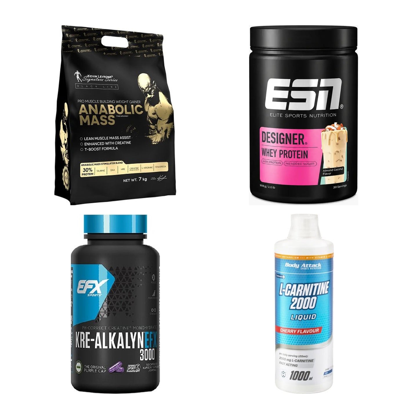 Masseaufbau für Fortgeschrittene: Kevin Levrone Anabolic + 3 weitere – alle enthaltenen Artikel