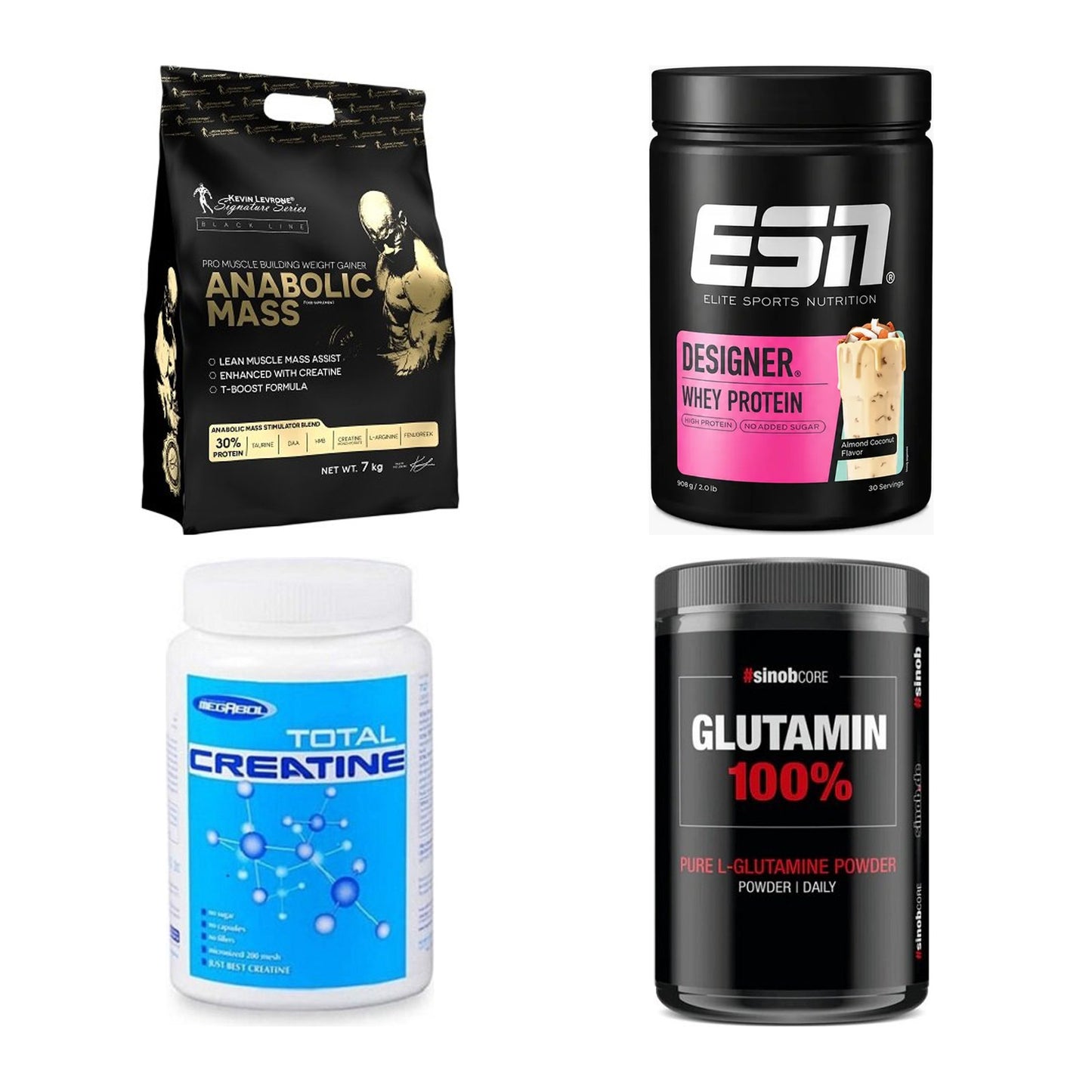 Masseaufbau für Fortgeschrittene: Kevin Levrone Anabolic + 3 weitere – alle enthaltenen Artikel