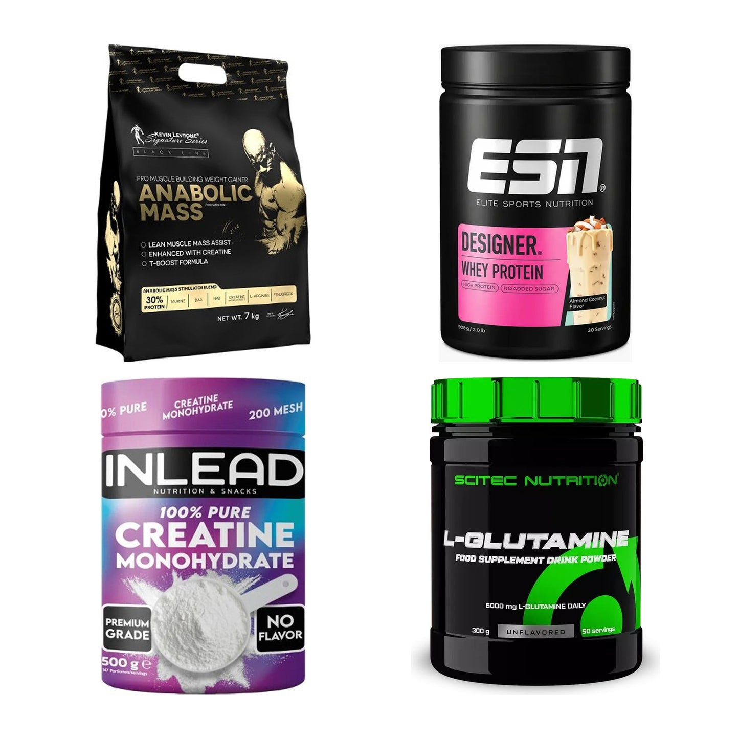 Masseaufbau für Fortgeschrittene: Kevin Levrone Anabolic + 3 weitere – alle enthaltenen Artikel