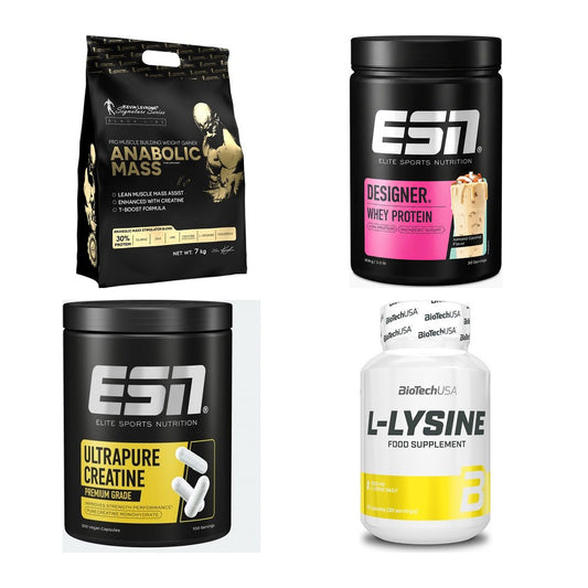 Masseaufbau für Fortgeschrittene: Kevin Levrone Anabolic + 3 weitere – alle enthaltenen Artikel