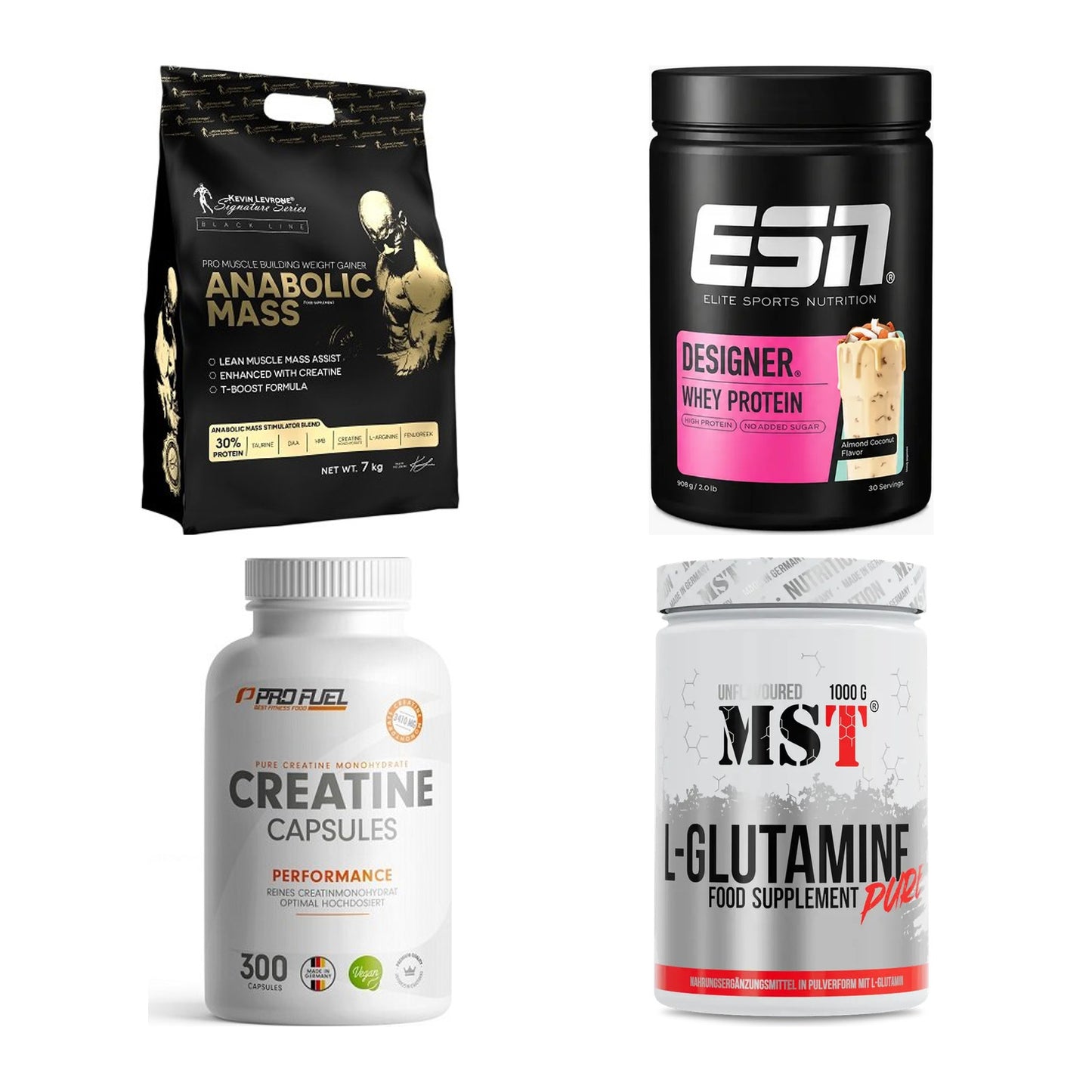 Masseaufbau für Fortgeschrittene: Kevin Levrone Anabolic + 3 weitere – alle enthaltenen Artikel