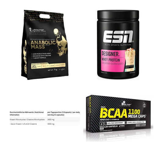 Masseaufbau für Fortgeschrittene: Kevin Levrone Anabolic + 3 weitere – alle enthaltenen Artikel
