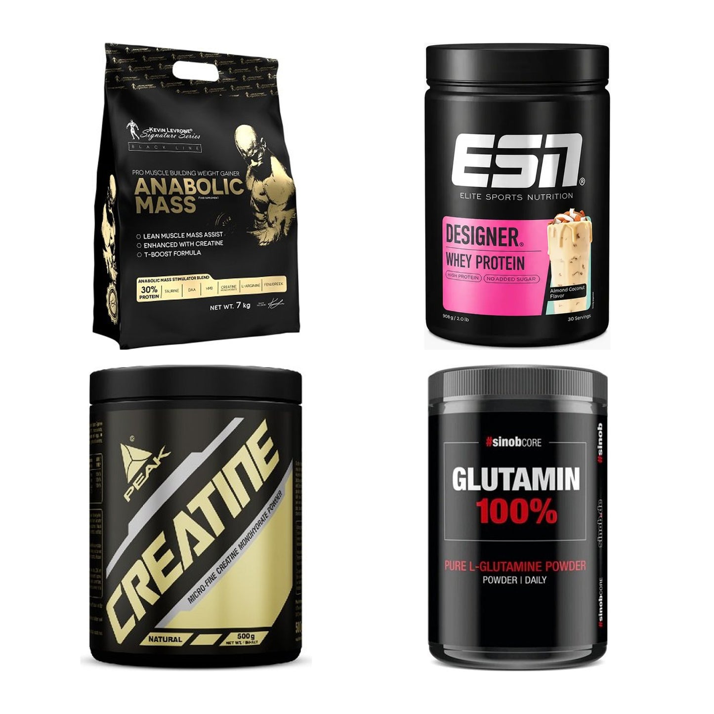 Masseaufbau für Fortgeschrittene: Kevin Levrone Anabolic + 3 weitere – alle enthaltenen Artikel