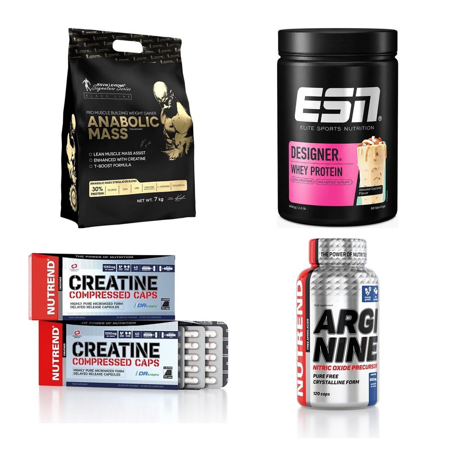 Masseaufbau für Fortgeschrittene: Kevin Levrone Anabolic + 3 weitere – alle enthaltenen Artikel