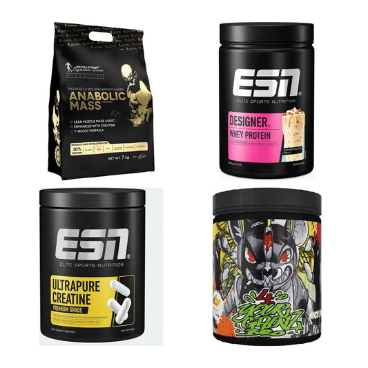 Masseaufbau für Fortgeschrittene: Kevin Levrone Anabolic + 3 weitere – alle enthaltenen Artikel