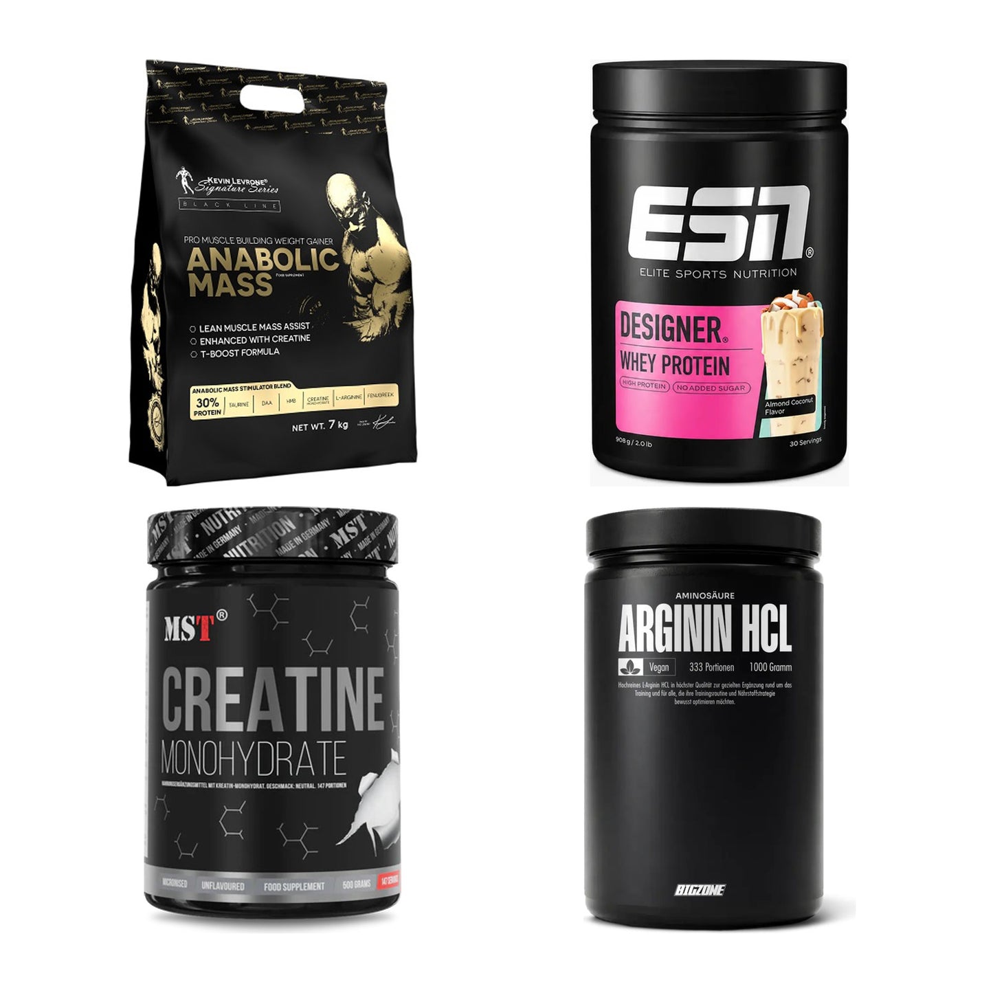 Masseaufbau für Fortgeschrittene: Kevin Levrone Anabolic + 3 weitere – alle enthaltenen Artikel