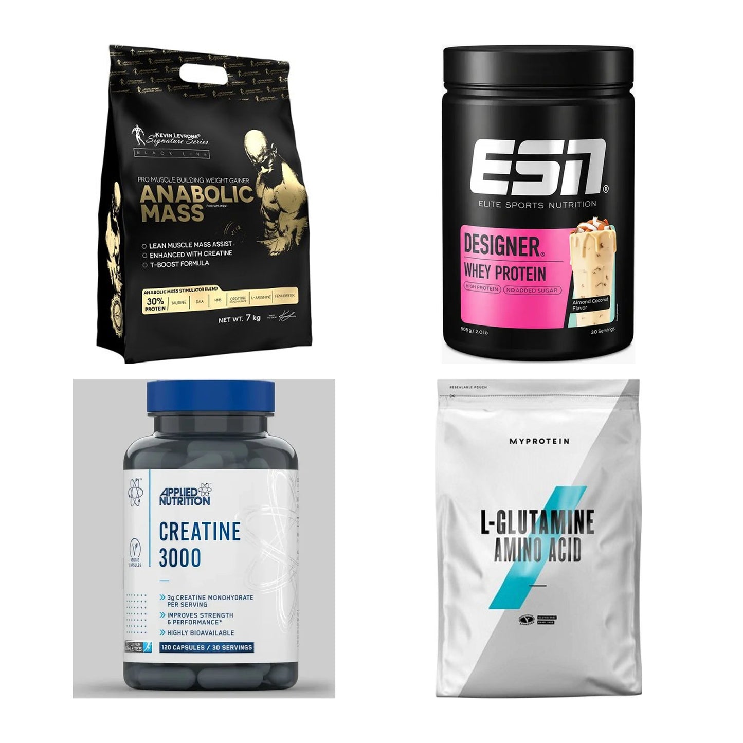 Masseaufbau für Fortgeschrittene: Kevin Levrone Anabolic + 3 weitere – alle enthaltenen Artikel
