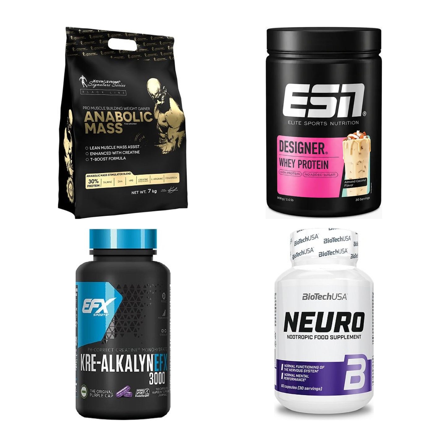 Masseaufbau für Fortgeschrittene: Kevin Levrone Anabolic + 3 weitere – alle enthaltenen Artikel
