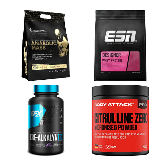 Masseaufbau für Fortgeschrittene: Kevin Levrone Anabolic + 3 weitere – alle enthaltenen Artikel