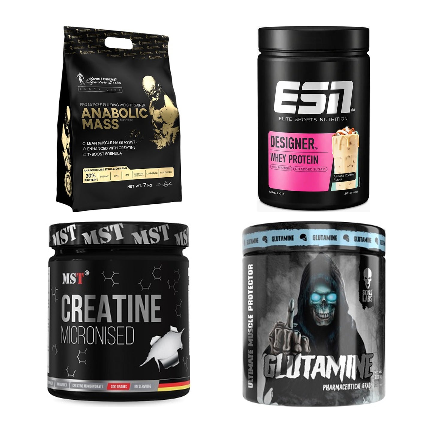 Masseaufbau für Fortgeschrittene: Kevin Levrone Anabolic + 3 weitere – alle enthaltenen Artikel