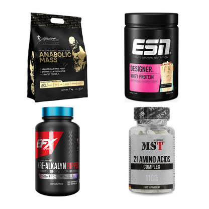 Masseaufbau für Fortgeschrittene: Kevin Levrone Anabolic + 3 weitere – alle enthaltenen Artikel