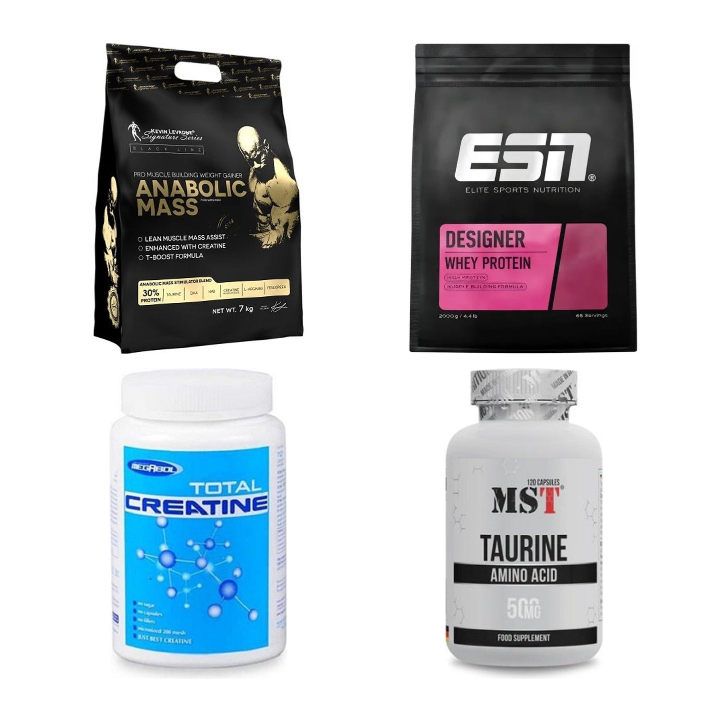 Masseaufbau für Fortgeschrittene: Kevin Levrone Anabolic + 3 weitere – alle enthaltenen Artikel