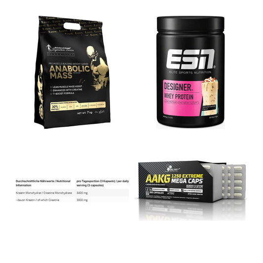 Masseaufbau für Fortgeschrittene: Kevin Levrone Anabolic + 3 weitere – alle enthaltenen Artikel
