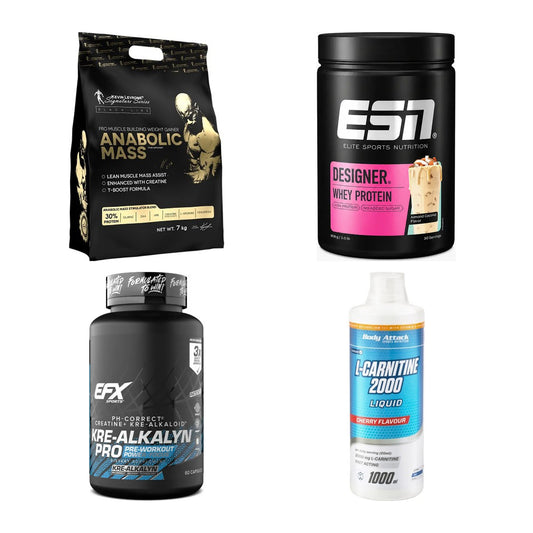 Masseaufbau für Fortgeschrittene: Kevin Levrone Anabolic + 3 weitere – alle enthaltenen Artikel