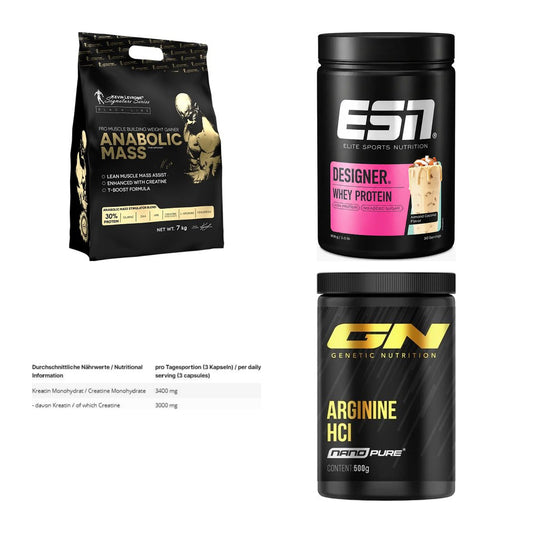 Masseaufbau für Fortgeschrittene: Kevin Levrone Anabolic + 3 weitere – alle enthaltenen Artikel