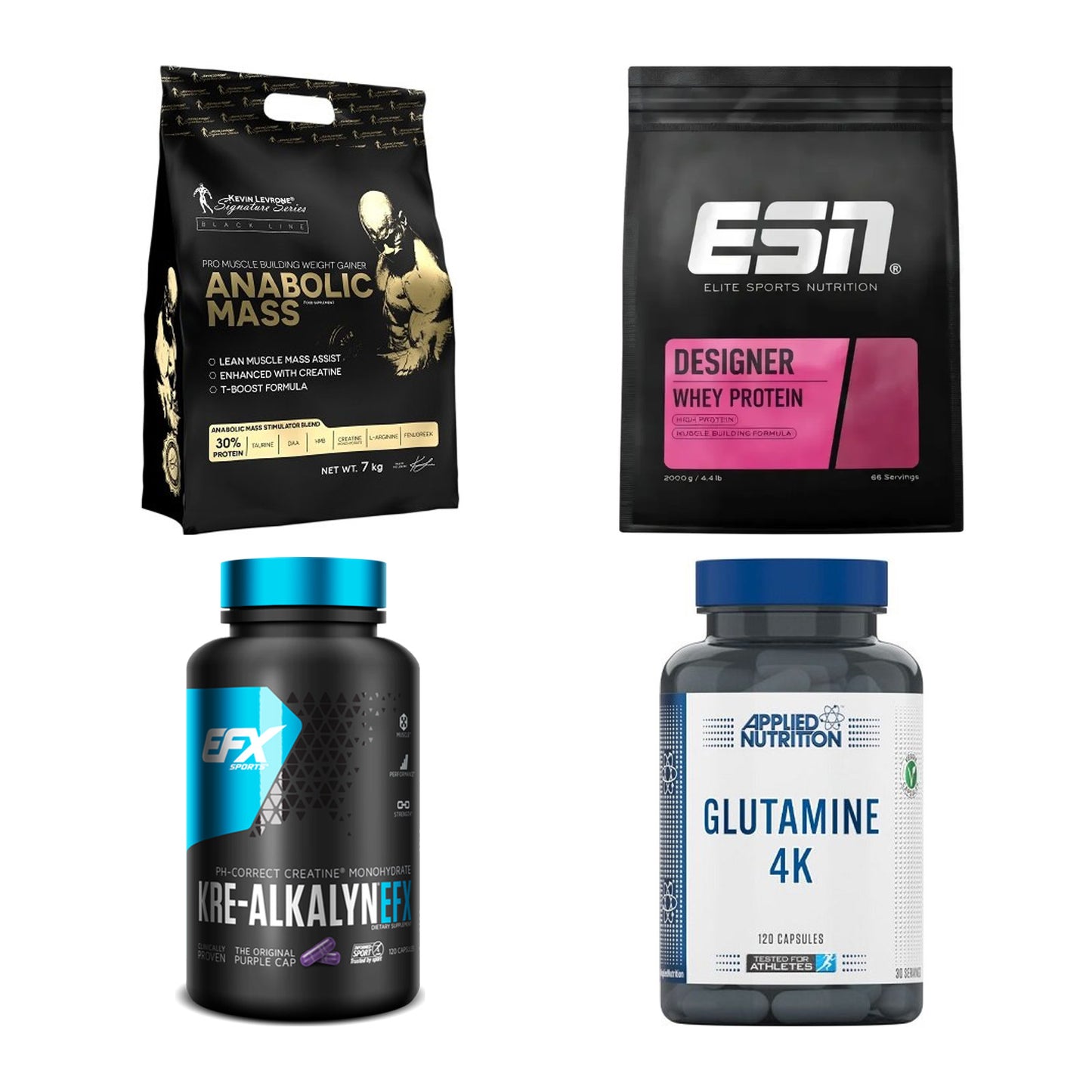 Masseaufbau für Fortgeschrittene: Kevin Levrone Anabolic + 3 weitere – alle enthaltenen Artikel