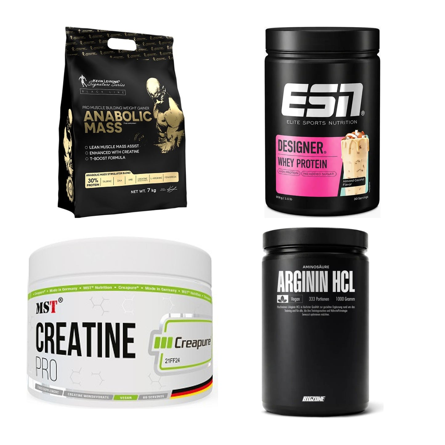 Masseaufbau für Fortgeschrittene: Kevin Levrone Anabolic + 3 weitere – alle enthaltenen Artikel