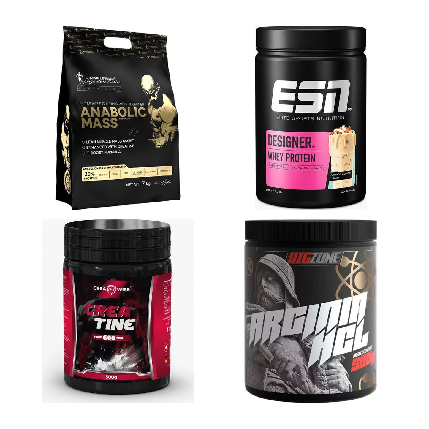 Masseaufbau für Fortgeschrittene: Kevin Levrone Anabolic + 3 weitere – alle enthaltenen Artikel