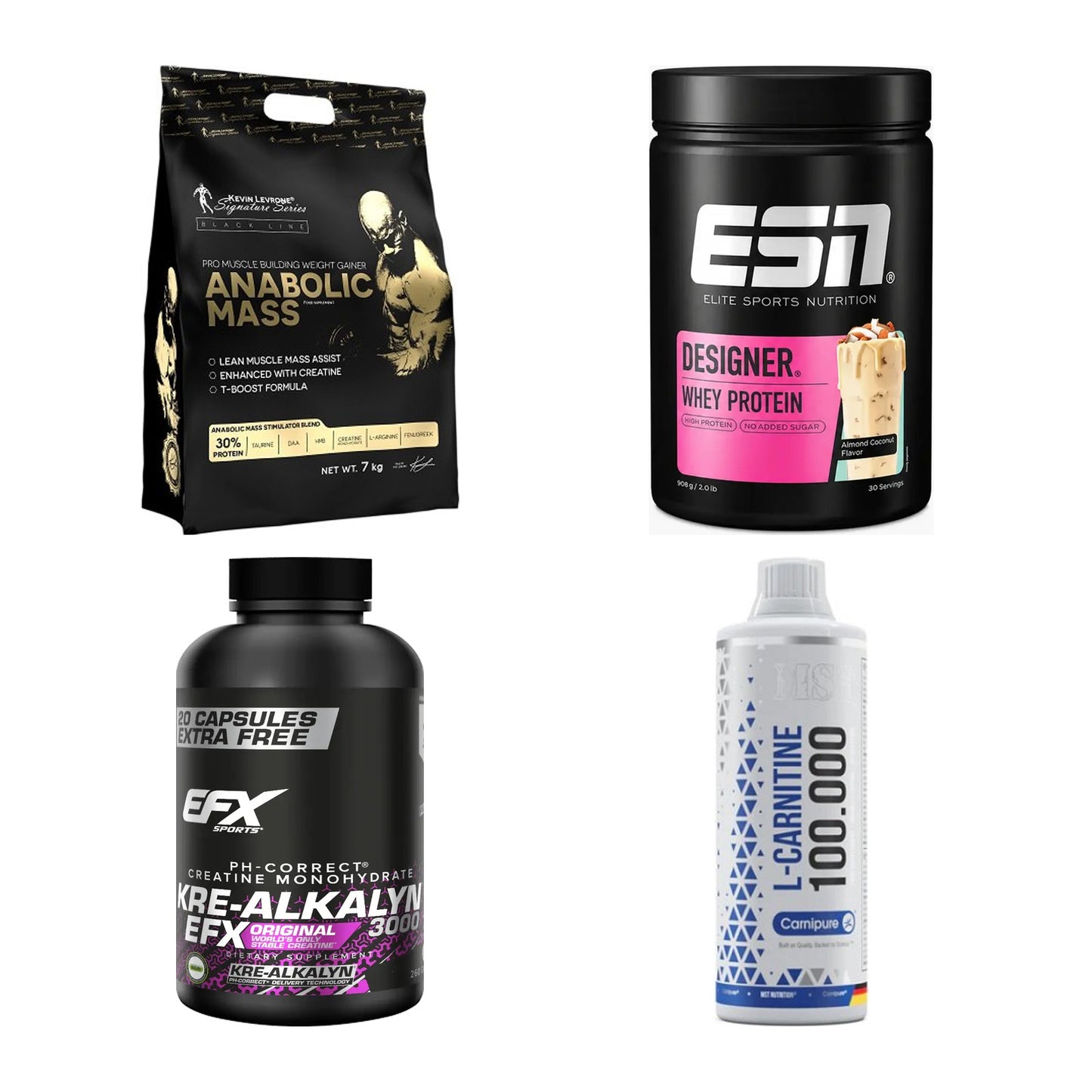 Masseaufbau für Fortgeschrittene: Kevin Levrone Anabolic + 3 weitere – alle enthaltenen Artikel